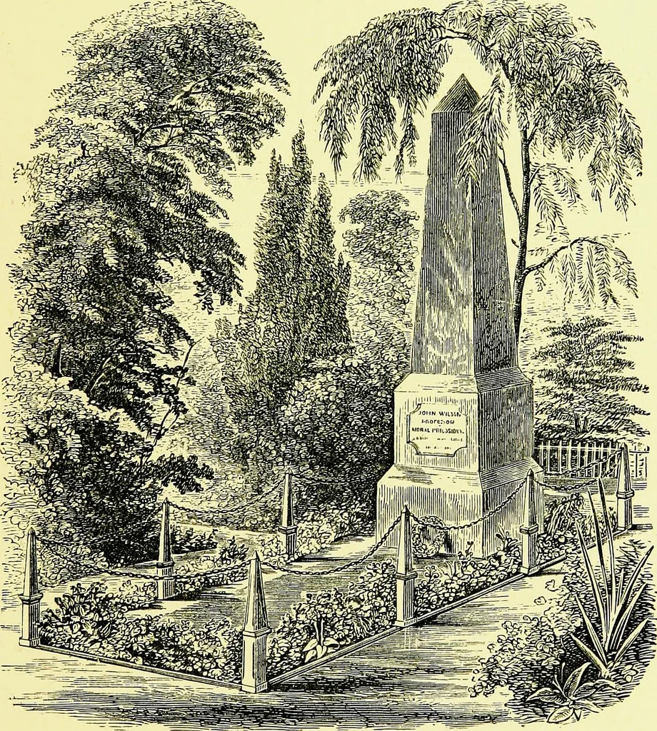 An illustration from A book of memories of great men and women of the age, from personal acquaintance, 1877, leaf 353