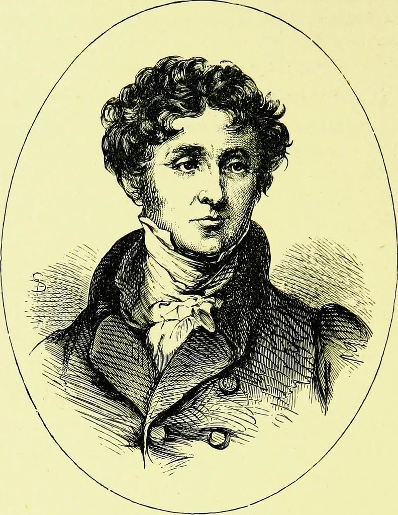 An illustration from A book of memories of great men and women of the age, from personal acquaintance, 1877, leaf 364