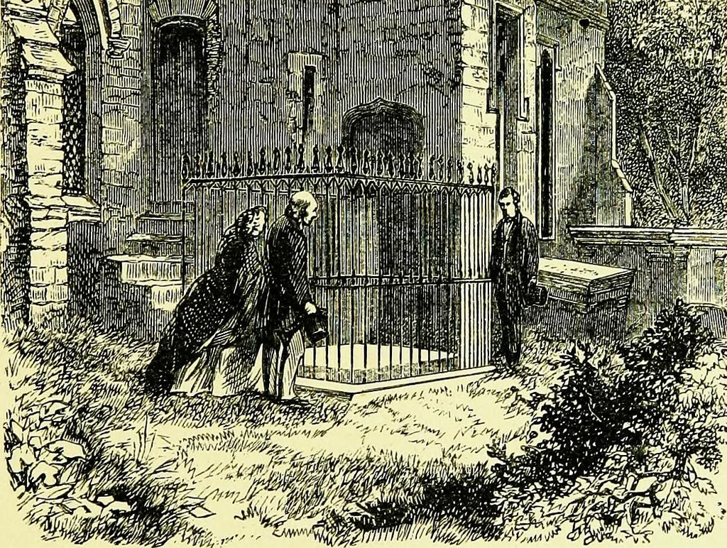 An illustration from A book of memories of great men and women of the age, from personal acquaintance, 1877, leaf 37