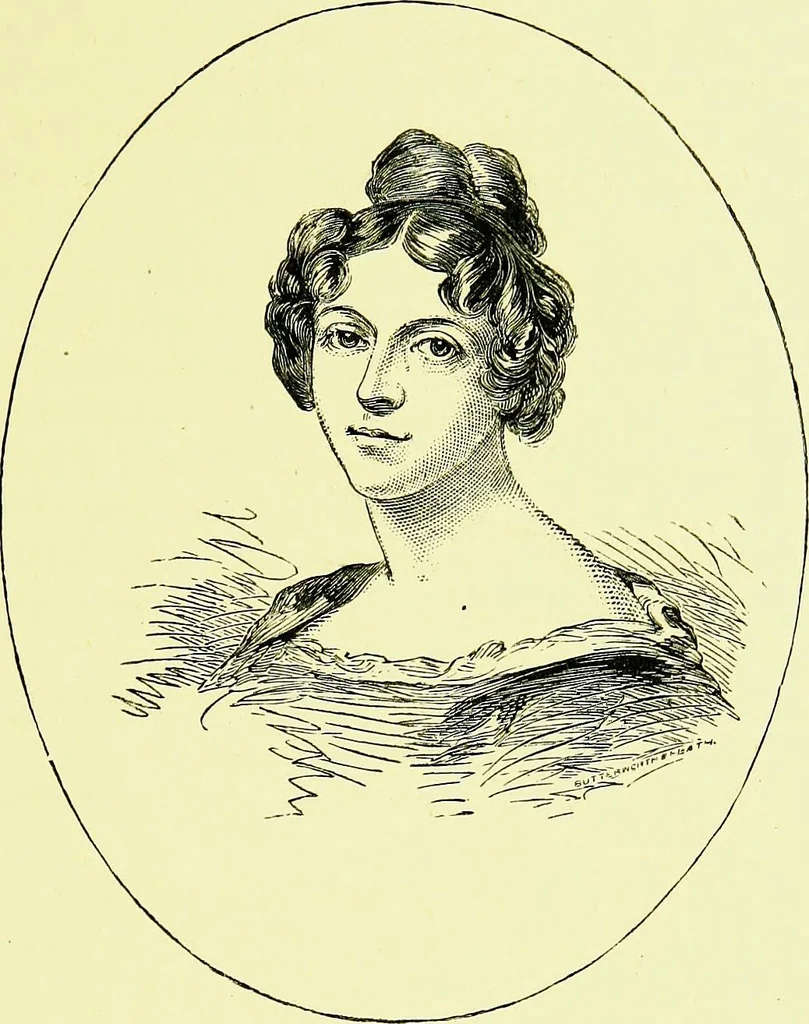 An illustration from A book of memories of great men and women of the age, from personal acquaintance, 1877, leaf 381