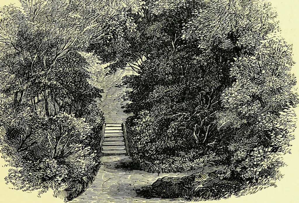 An illustration from A book of memories of great men and women of the age, from personal acquaintance, 1877, leaf 399
