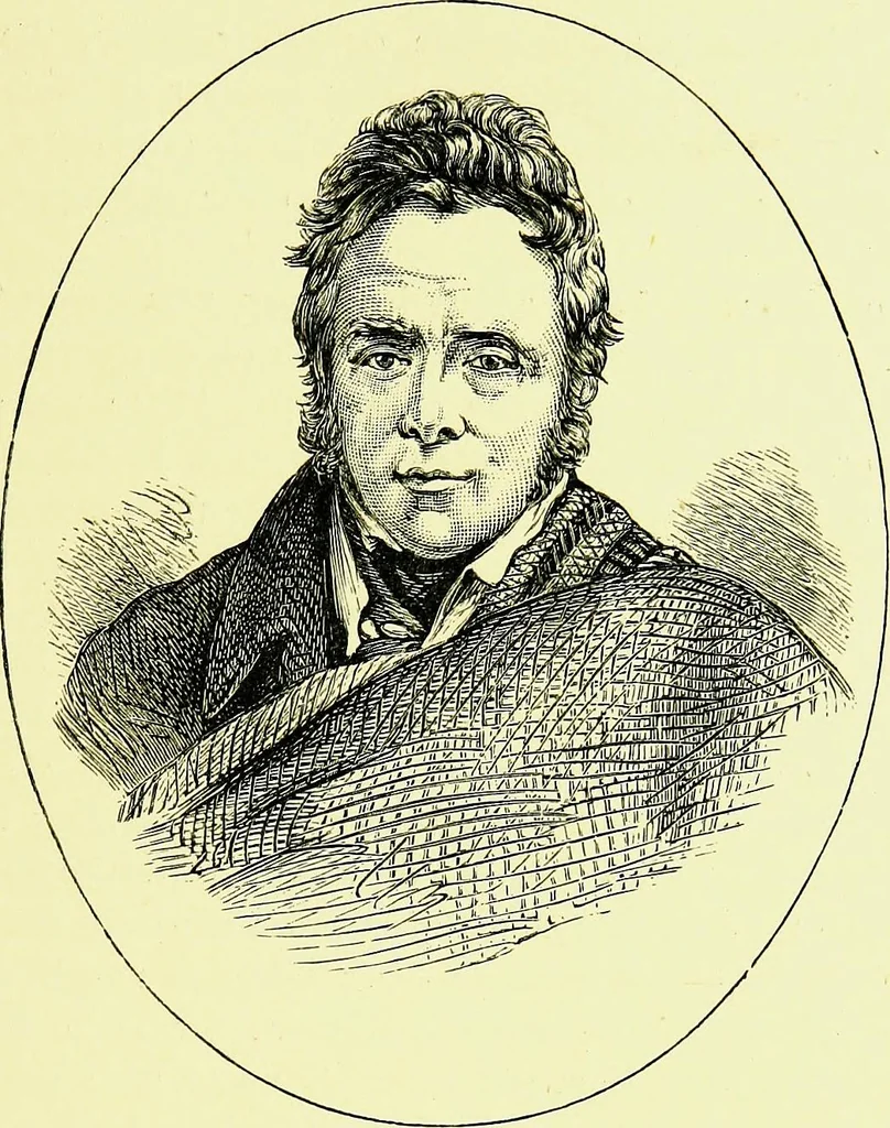 An illustration from A book of memories of great men and women of the age, from personal acquaintance, 1877, leaf 401