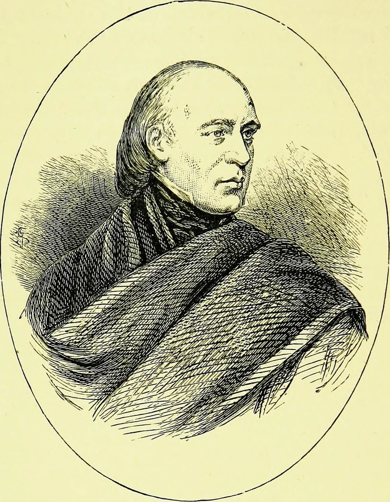 An illustration from A book of memories of great men and women of the age, from personal acquaintance, 1877, leaf 440