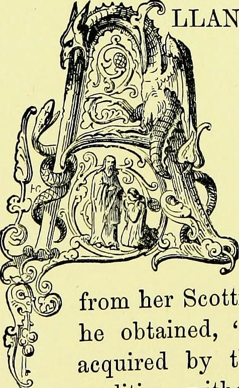 An illustration from A book of memories of great men and women of the age, from personal acquaintance, 1877, leaf 440