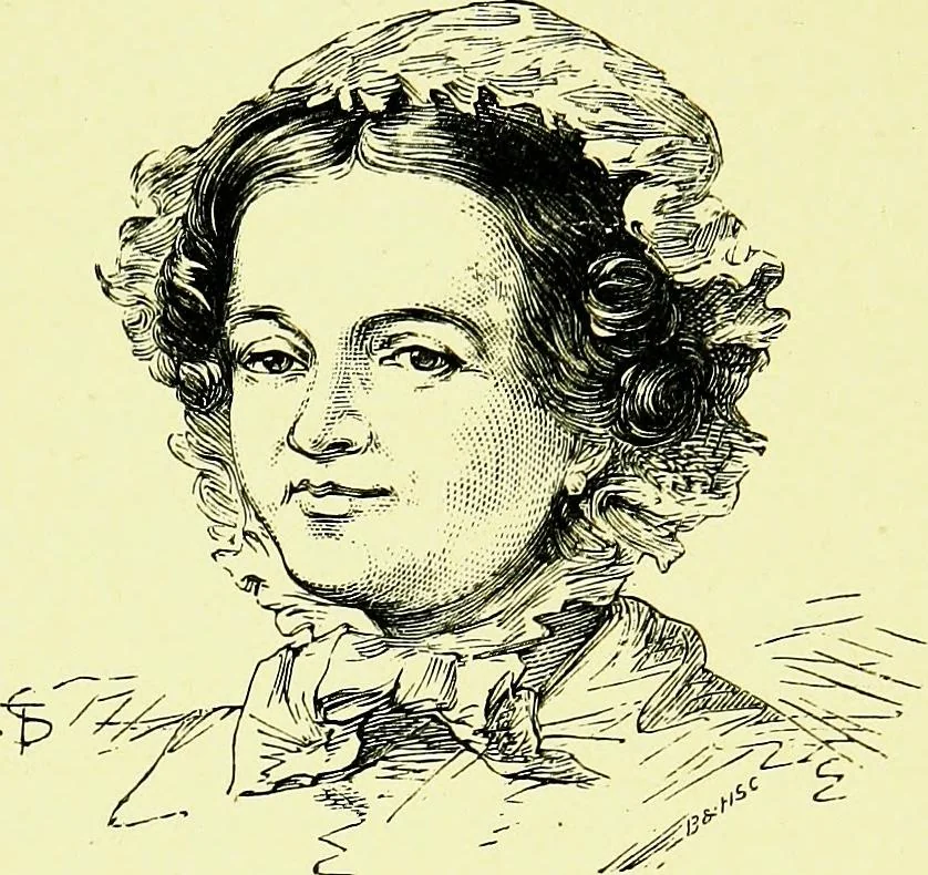 An illustration from A book of memories of great men and women of the age, from personal acquaintance, 1877, leaf 456