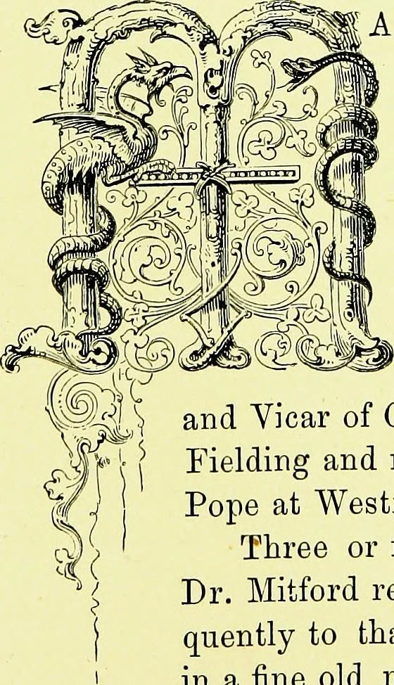 An illustration from A book of memories of great men and women of the age, from personal acquaintance, 1877, leaf 456