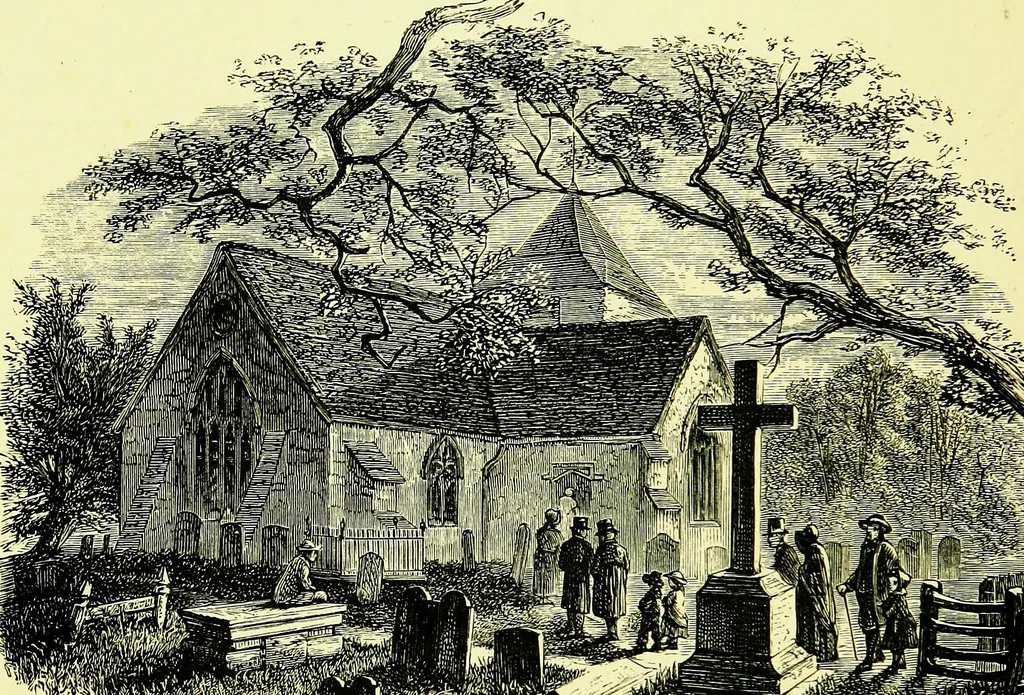 An illustration from A book of memories of great men and women of the age, from personal acquaintance, 1877, leaf 466