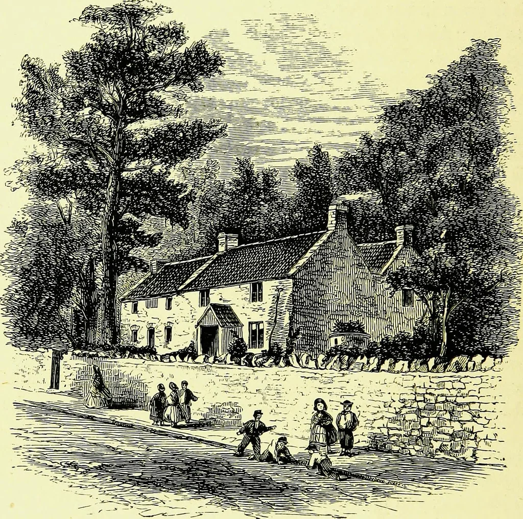 An illustration from A book of memories of great men and women of the age, from personal acquaintance, 1877, leaf 54