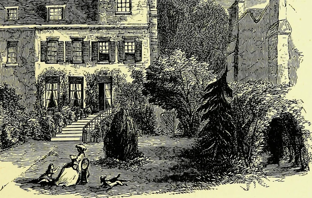 An illustration from A book of memories of great men and women of the age, from personal acquaintance, 1877, leaf 55