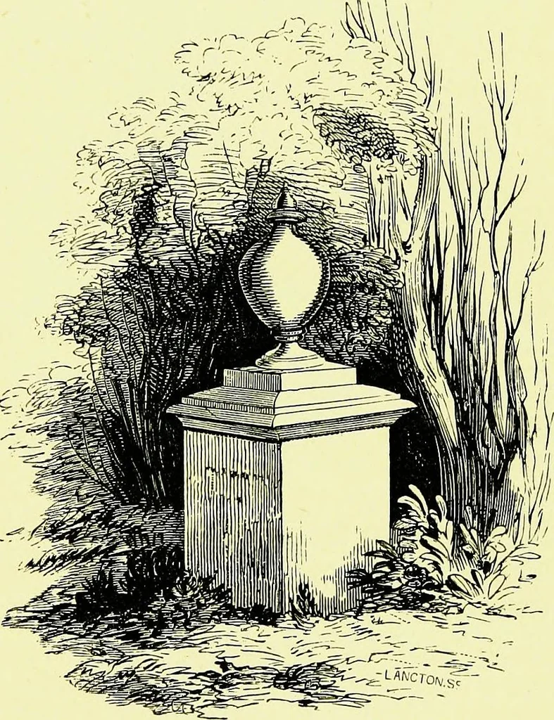 An illustration from A book of memories of great men and women of the age, from personal acquaintance, 1877, leaf 92