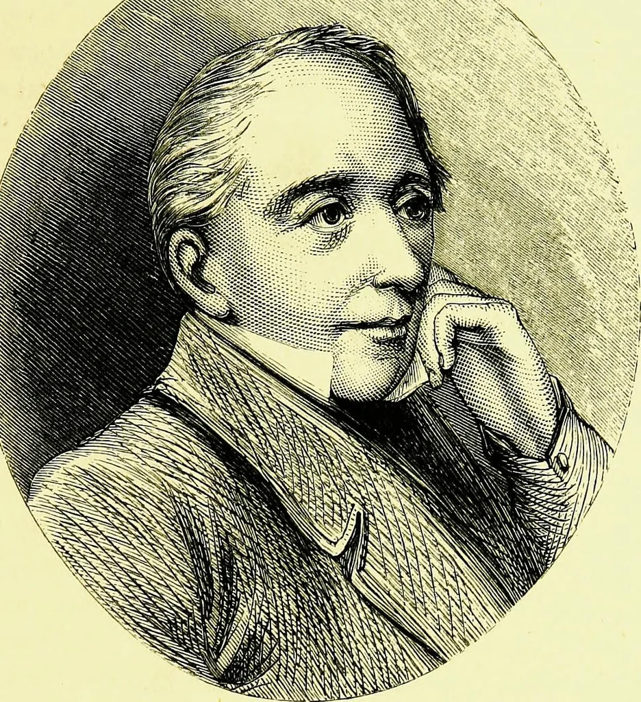 An illustration from A book of memories of great men and women of the age, from personal acquaintance, 1877, leaf 99