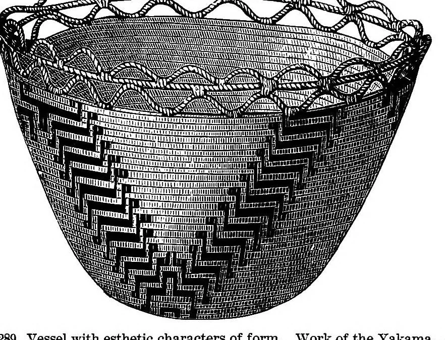 An illustration from A study of the textile art in its relation to the development of form and ornament, 1888, leaf 20