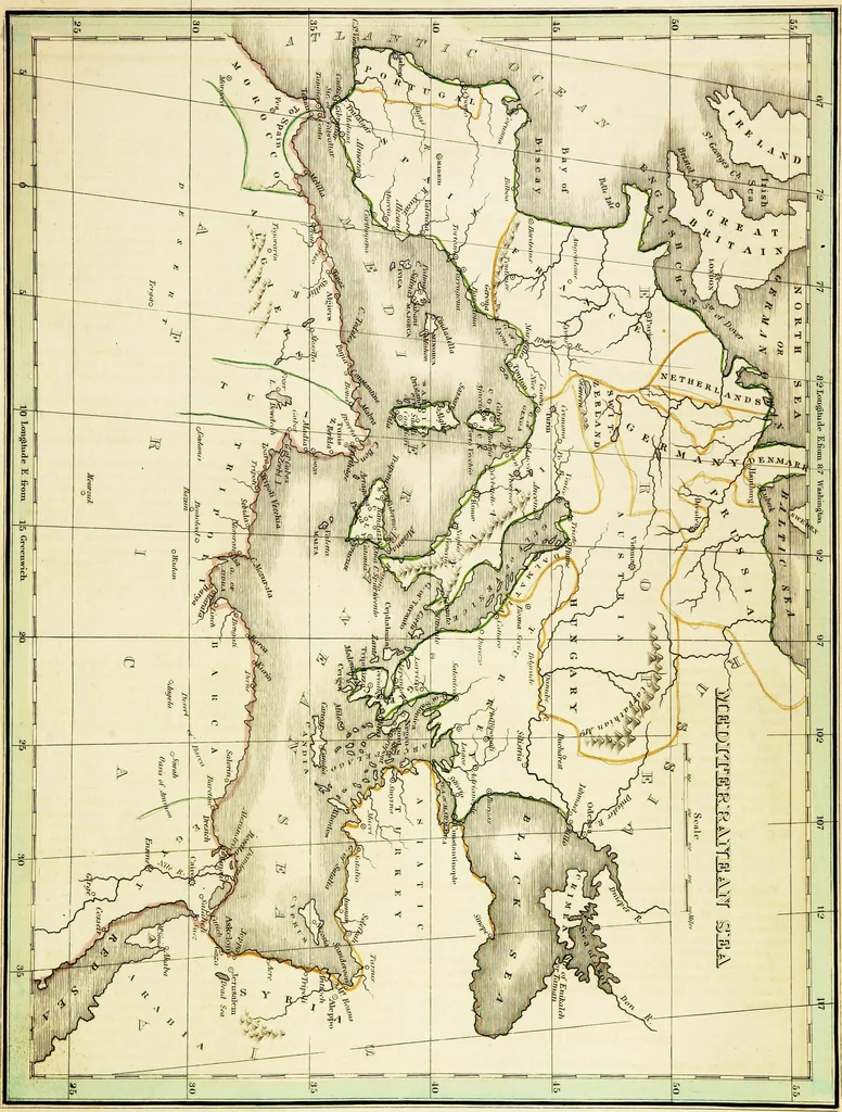An illustration from Comprehensive atlas : geographical, historical & commercial, 1835, leaf 174