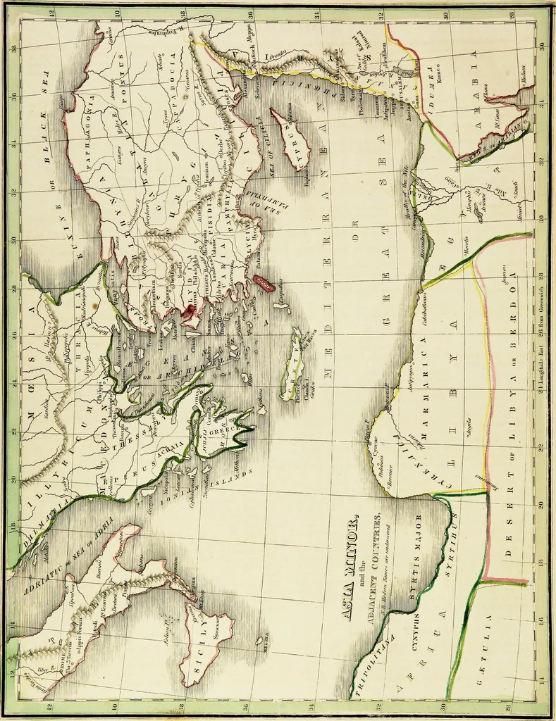 An illustration from Comprehensive atlas : geographical, historical & commercial, 1835, leaf 249