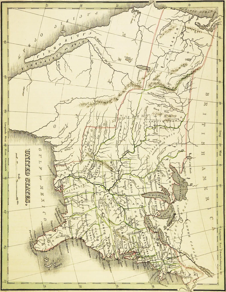 An illustration from Comprehensive atlas : geographical, historical & commercial, 1835, leaf 90