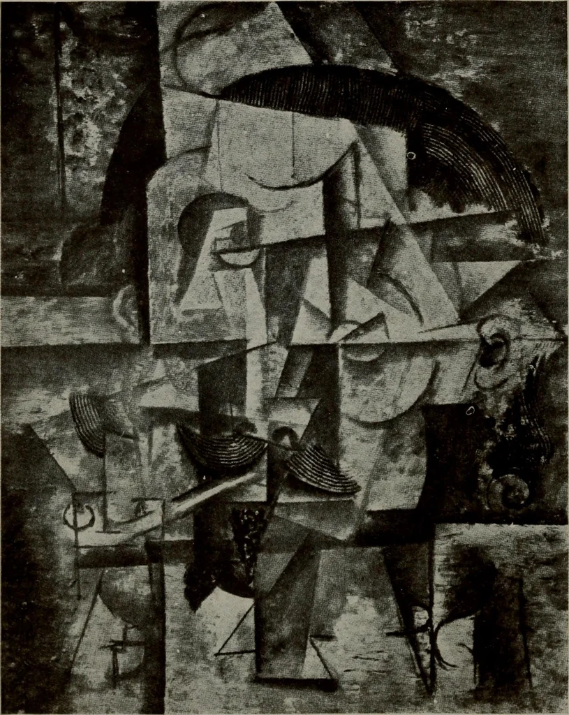 An illustration from Cubists and Post-impressionism, 1919, leaf 111