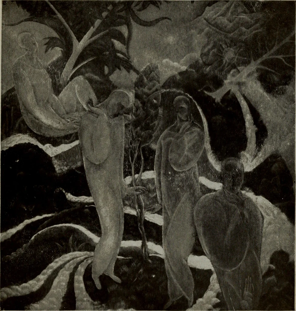 An illustration from Cubists and Post-impressionism, 1919, leaf 130