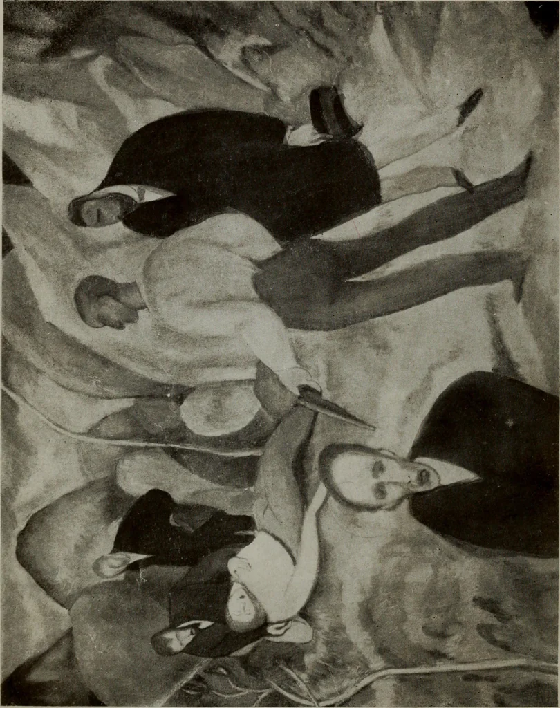 An illustration from Cubists and Post-impressionism, 1919, leaf 131