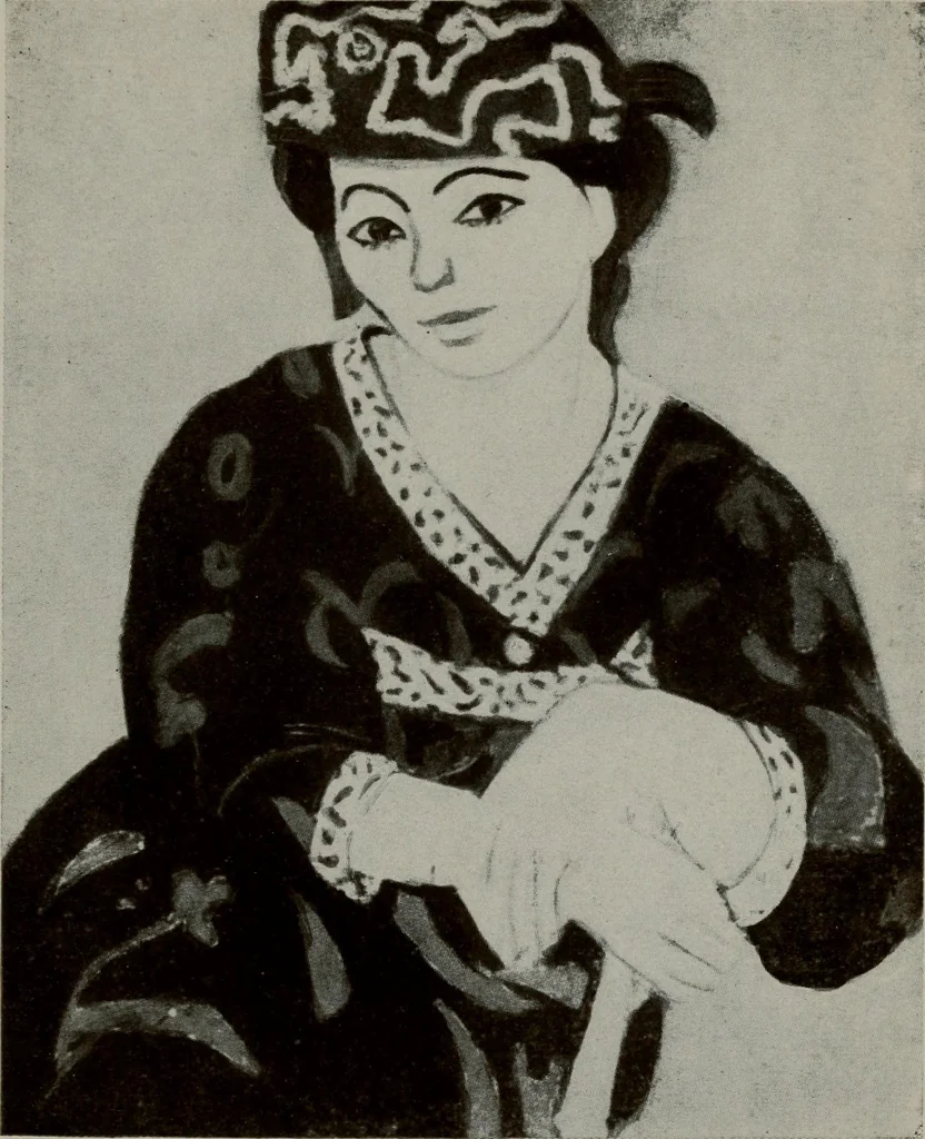 An illustration from Cubists and Post-impressionism, 1919, leaf 156