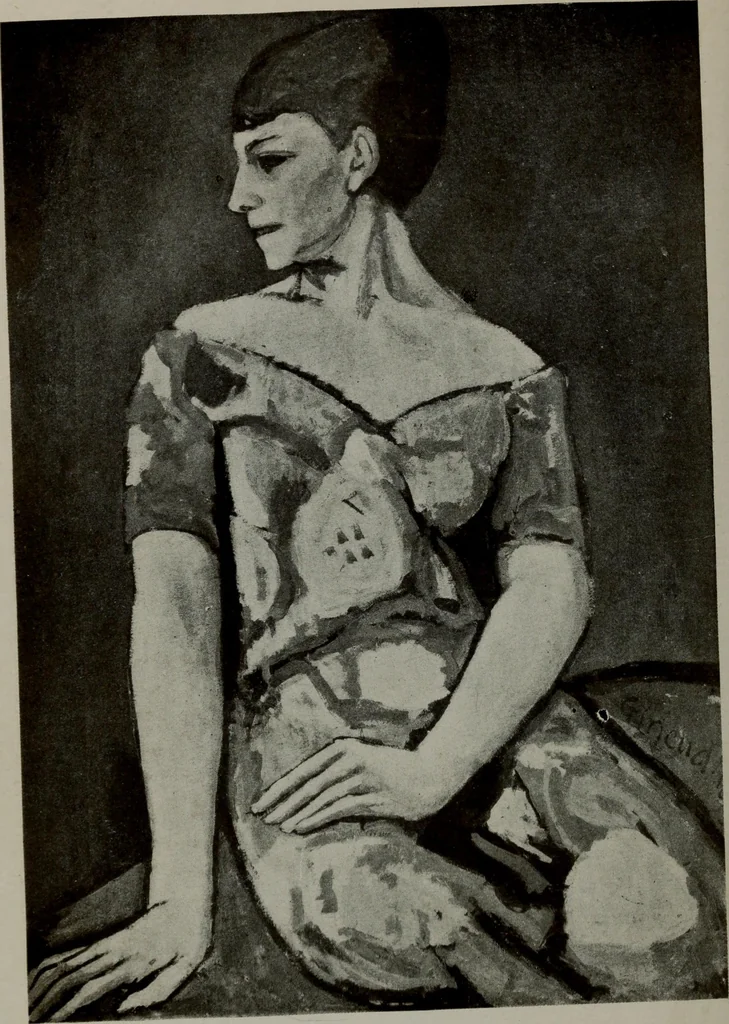 An illustration from Cubists and Post-impressionism, 1919, leaf 191