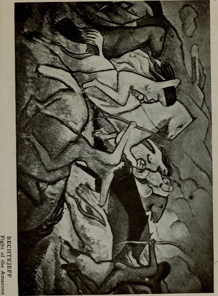 An illustration from Cubists and Post-impressionism, 1919, leaf 334