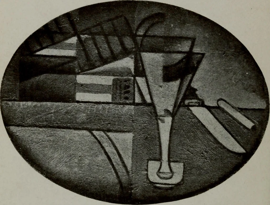An illustration from Cubists and Post-impressionism, 1919, leaf 337