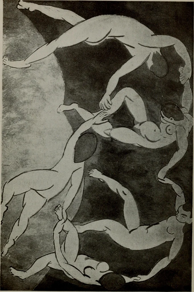 An illustration from Cubists and Post-impressionism, 1919, leaf 341
