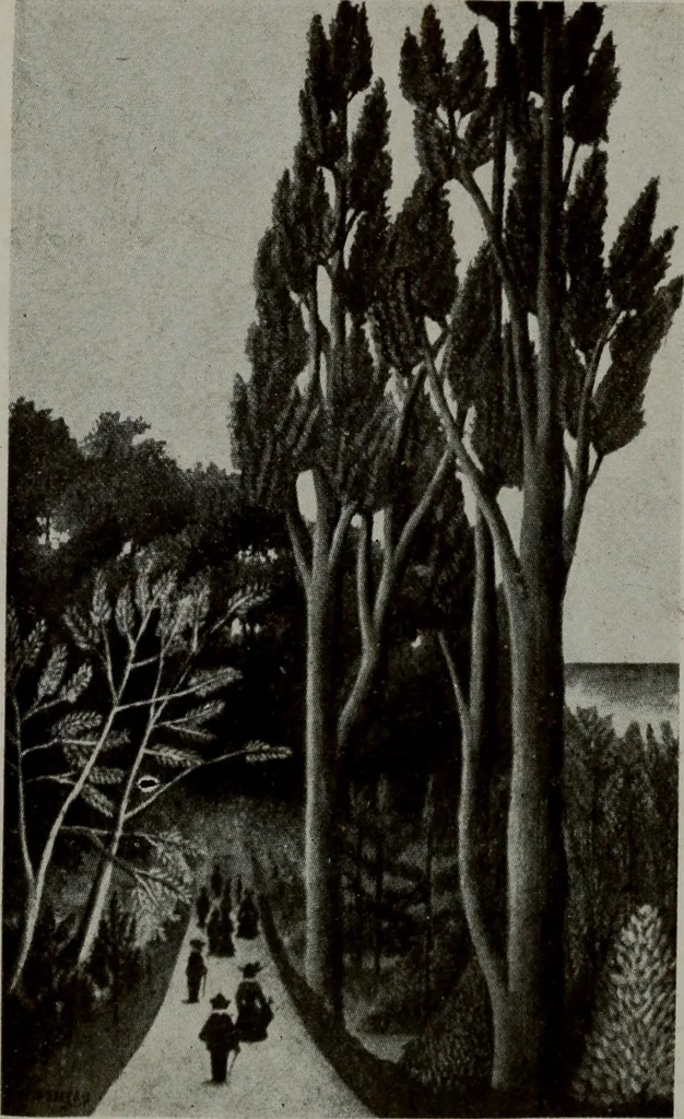 An illustration from Cubists and Post-impressionism, 1919, leaf 343