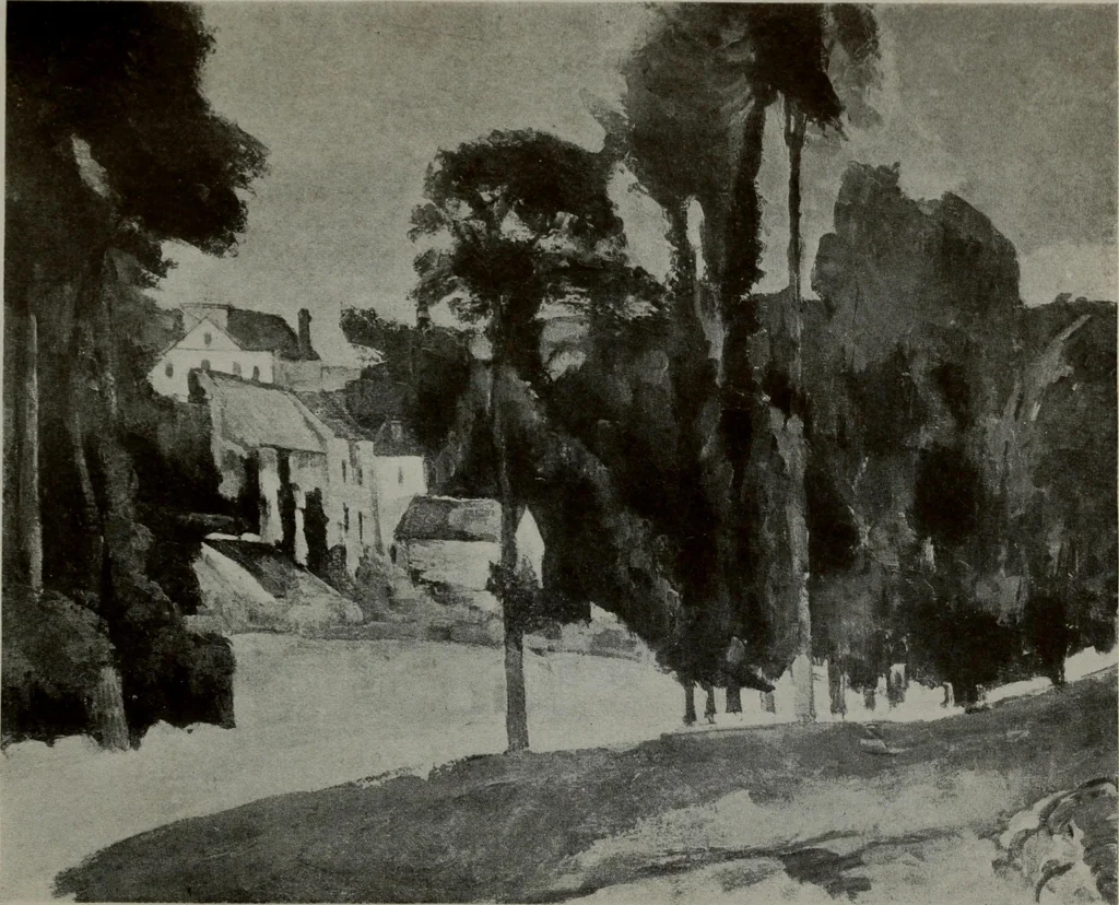 An illustration from Cubists and Post-impressionism, 1919, leaf 55