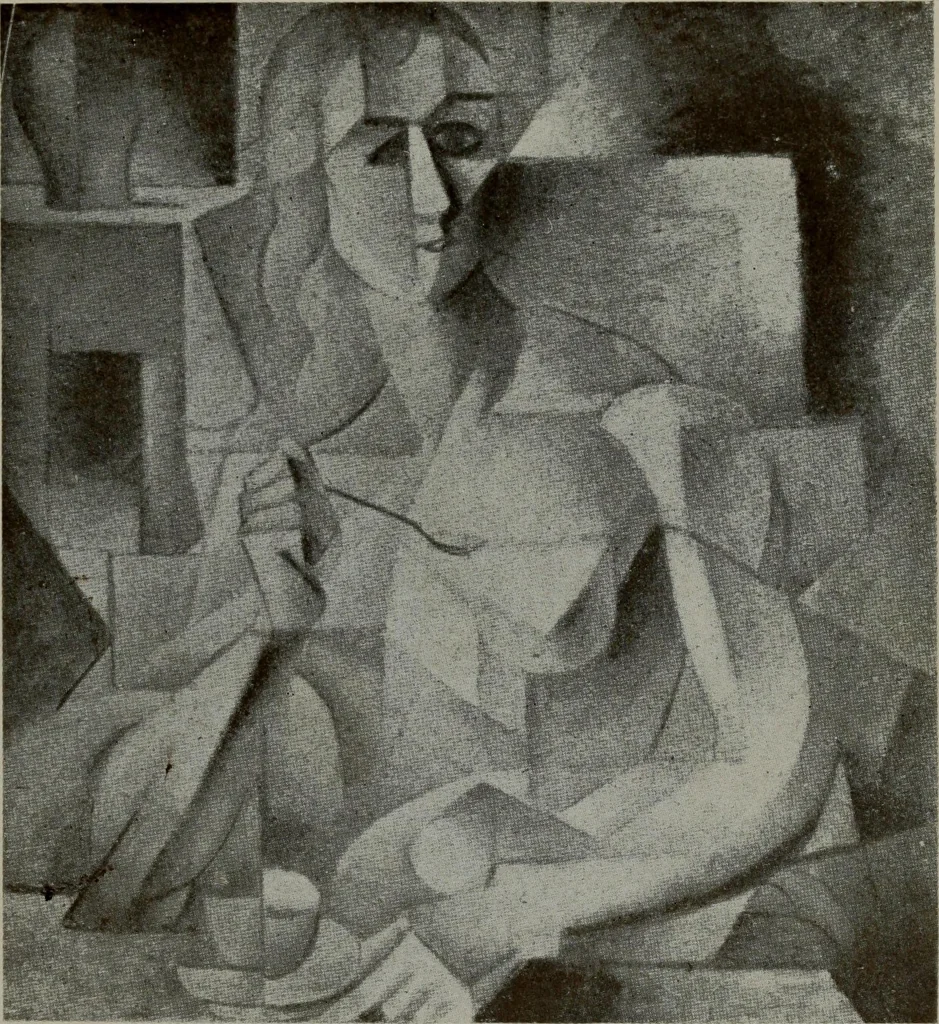 An illustration from Cubists and Post-impressionism, 1919, leaf 94