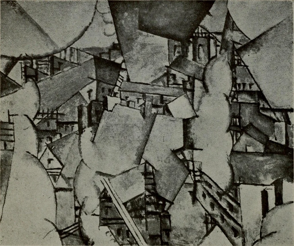 An illustration from Cubists and Post-impressionism, 1919, leaf 95