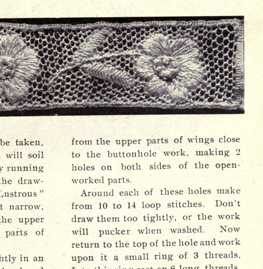 An illustration from The cult of the needle, 1915, leaf 39
