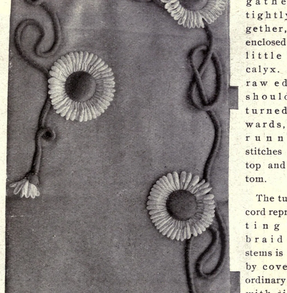 An illustration from The cult of the needle, 1915, leaf 75