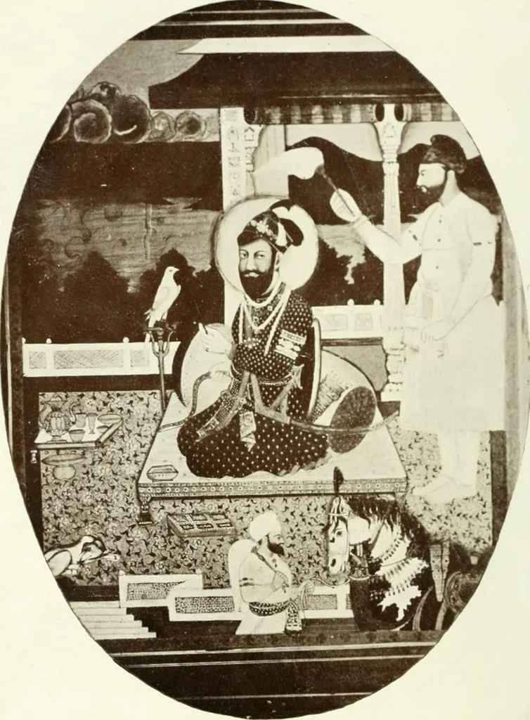 An illustration from Cults, customs and superstitions of India. Rev. and enl. ed. With illus. from photographs and from drawings by William Campbell Oman, 1908, leaf 10