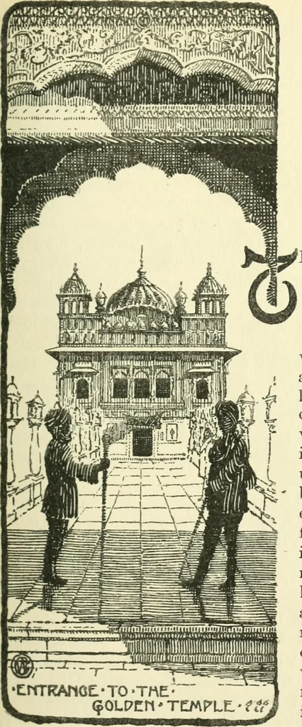 An illustration from Cults, customs and superstitions of India. Rev. and enl. ed. With illus. from photographs and from drawings by William Campbell Oman, 1908, leaf 121