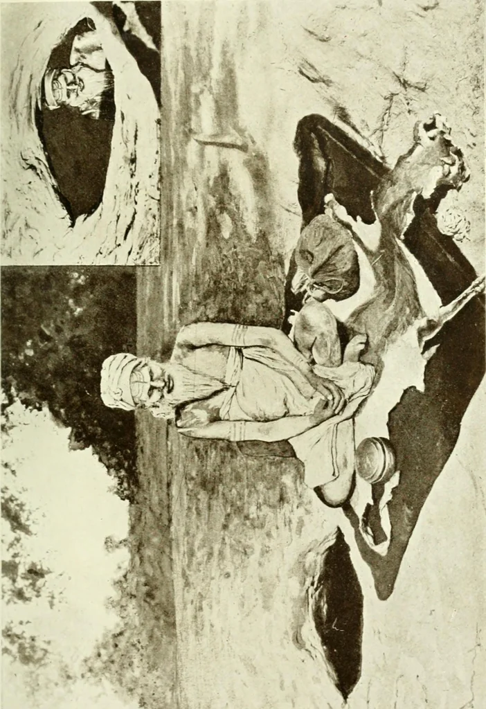 An illustration from Cults, customs and superstitions of India. Rev. and enl. ed. With illus. from photographs and from drawings by William Campbell Oman, 1908, leaf 145