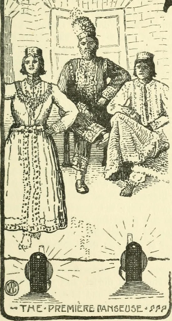 An illustration from Cults, customs and superstitions of India. Rev. and enl. ed. With illus. from photographs and from drawings by William Campbell Oman, 1908, leaf 243