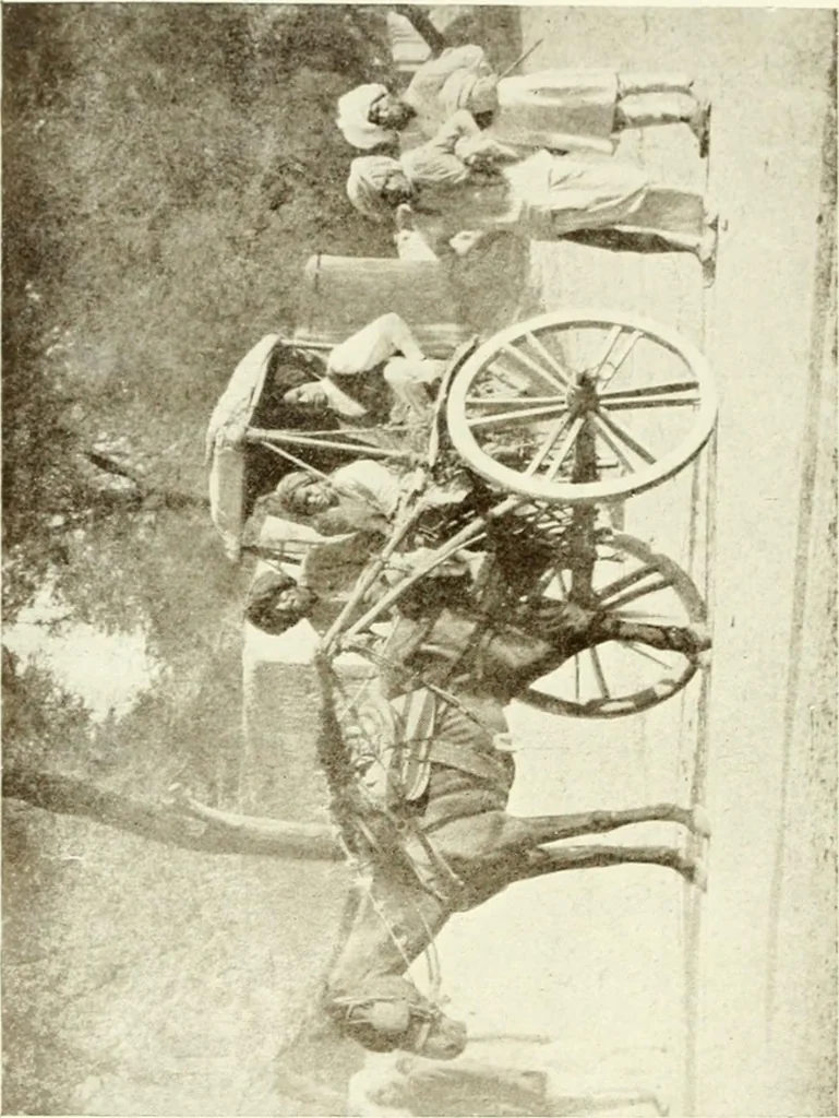 An illustration from Cults, customs and superstitions of India. Rev. and enl. ed. With illus. from photographs and from drawings by William Campbell Oman, 1908, leaf 260