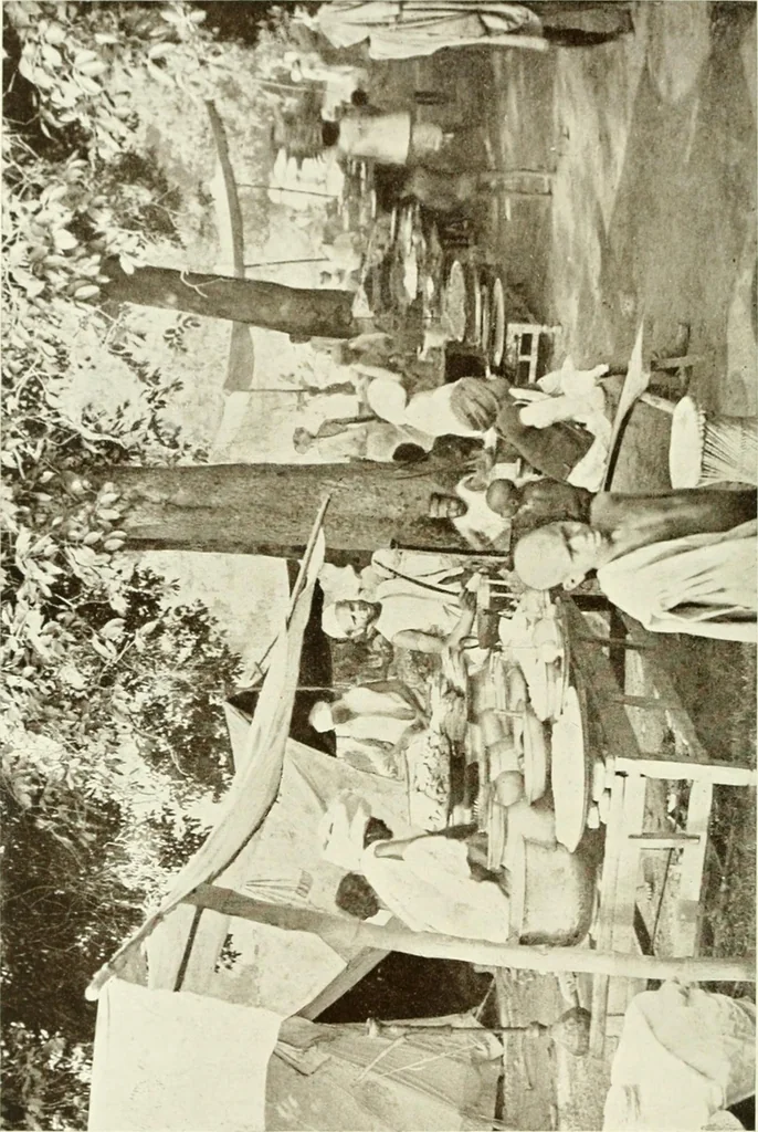 An illustration from Cults, customs and superstitions of India. Rev. and enl. ed. With illus. from photographs and from drawings by William Campbell Oman, 1908, leaf 264