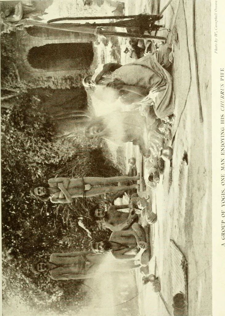 An illustration from Cults, customs and superstitions of India. Rev. and enl. ed. With illus. from photographs and from drawings by William Campbell Oman, 1908, leaf 37