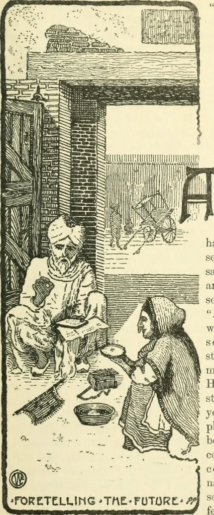 An illustration from Cults, customs and superstitions of India. Rev. and enl. ed. With illus. from photographs and from drawings by William Campbell Oman, 1908, leaf 405