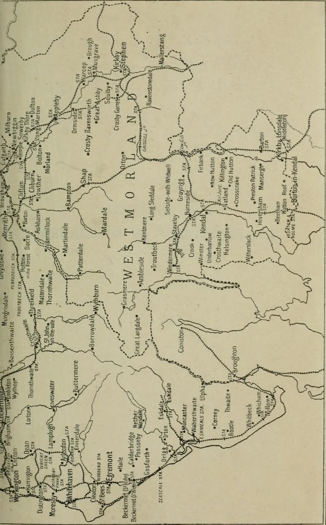 An illustration from Cumberland and Westmorland, 1913, leaf 2