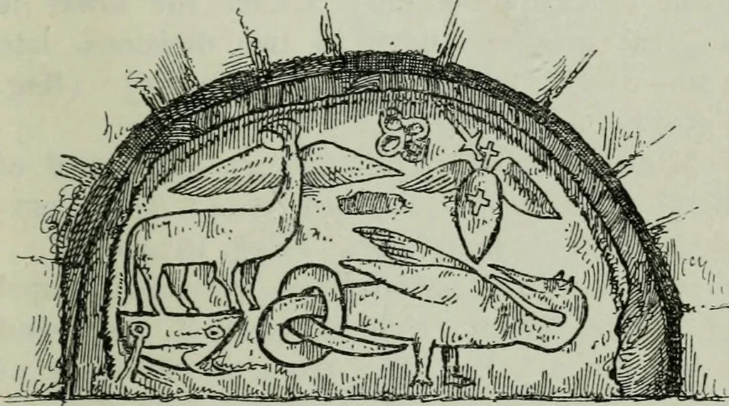 An illustration from Cumberland and Westmorland, 1913, leaf 208