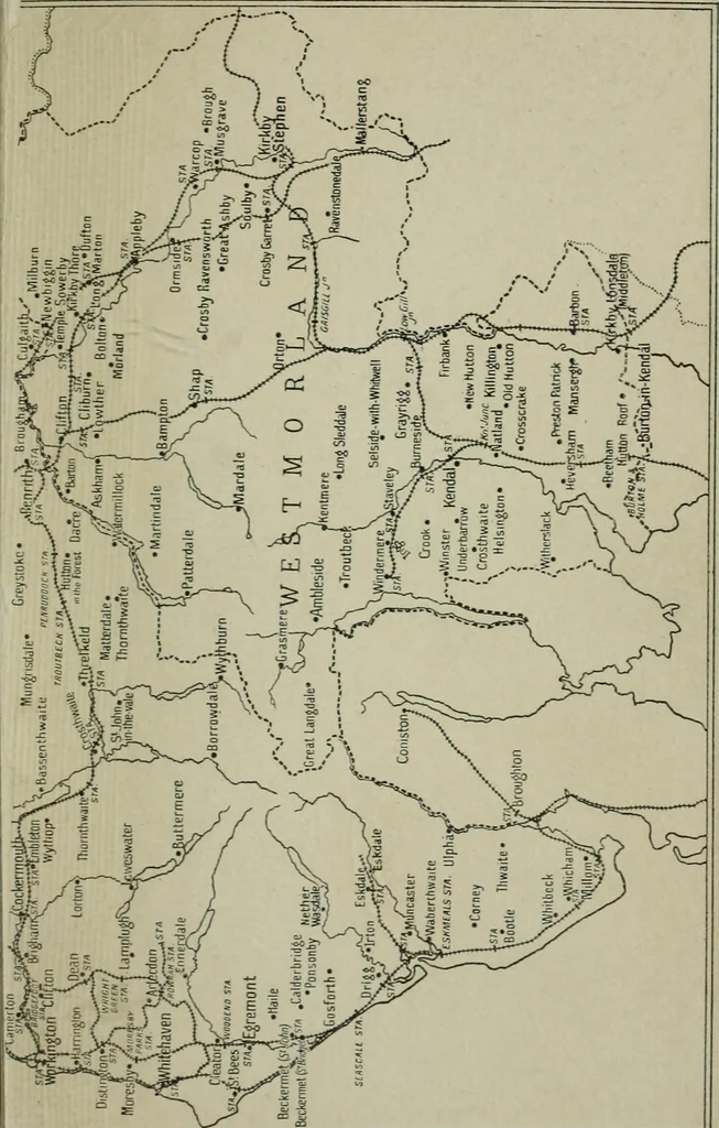 An illustration from Cumberland and Westmorland, 1913, leaf 238