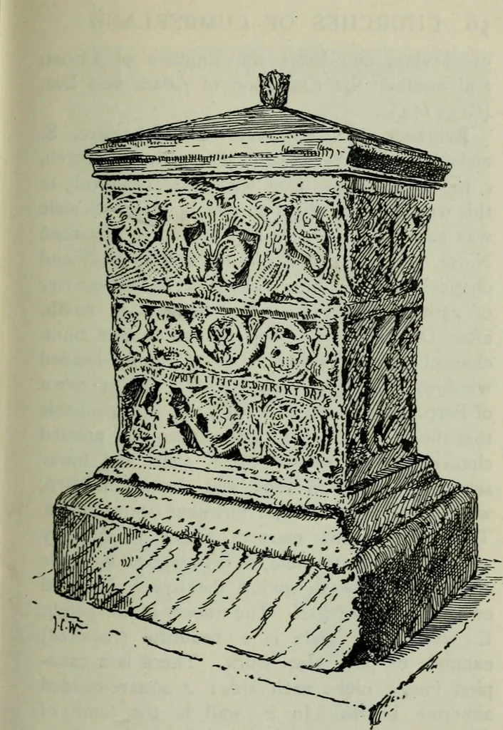An illustration from Cumberland and Westmorland, 1913, leaf 76