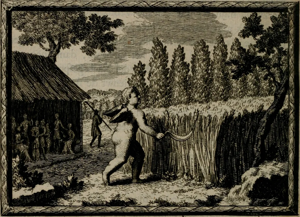 An illustration from Cupidoos mengelwerken, of, Minnespiegel der deugden : bestaande uit stightelyke zinnebeelden, 1728, leaf 93