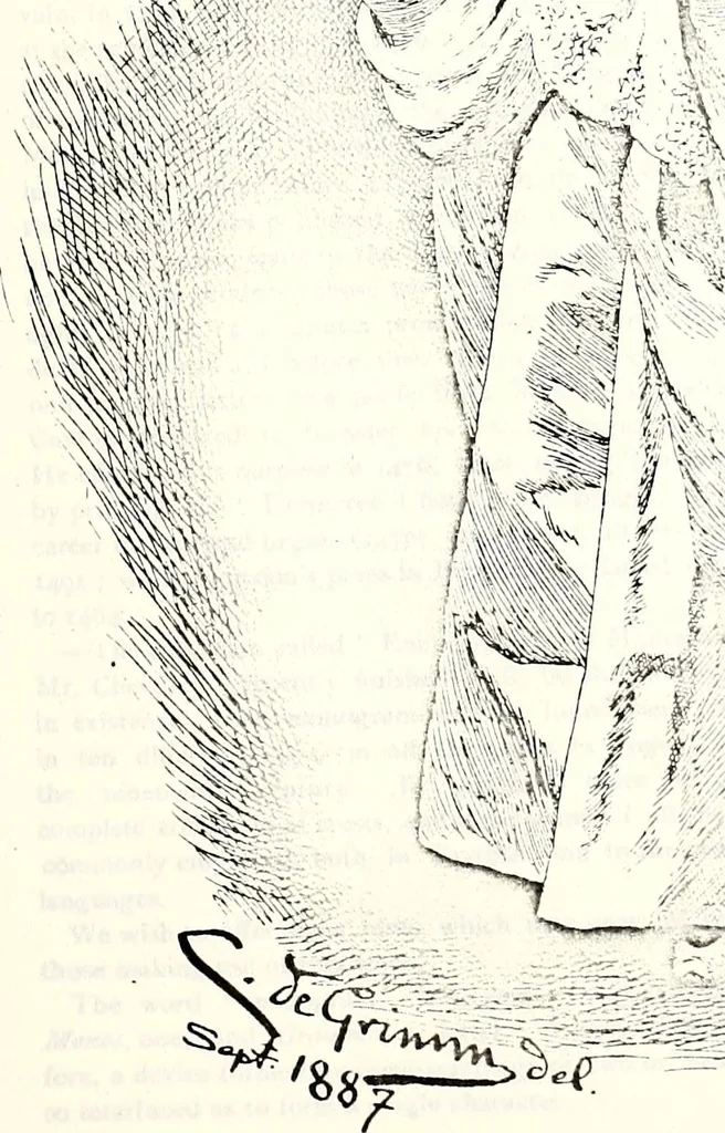 An illustration from The curio : an illustrated monthly magazine, 1887, leaf 215
