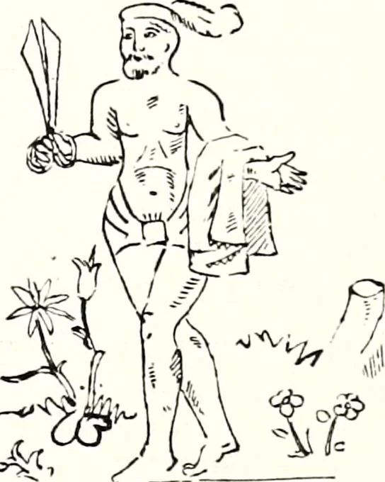 An illustration from The curio : an illustrated monthly magazine, 1887, leaf 273