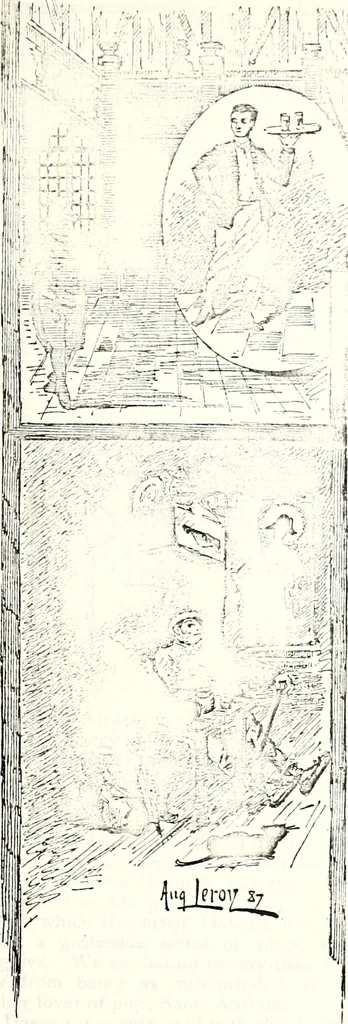 An illustration from The curio : an illustrated monthly magazine, 1887, leaf 385