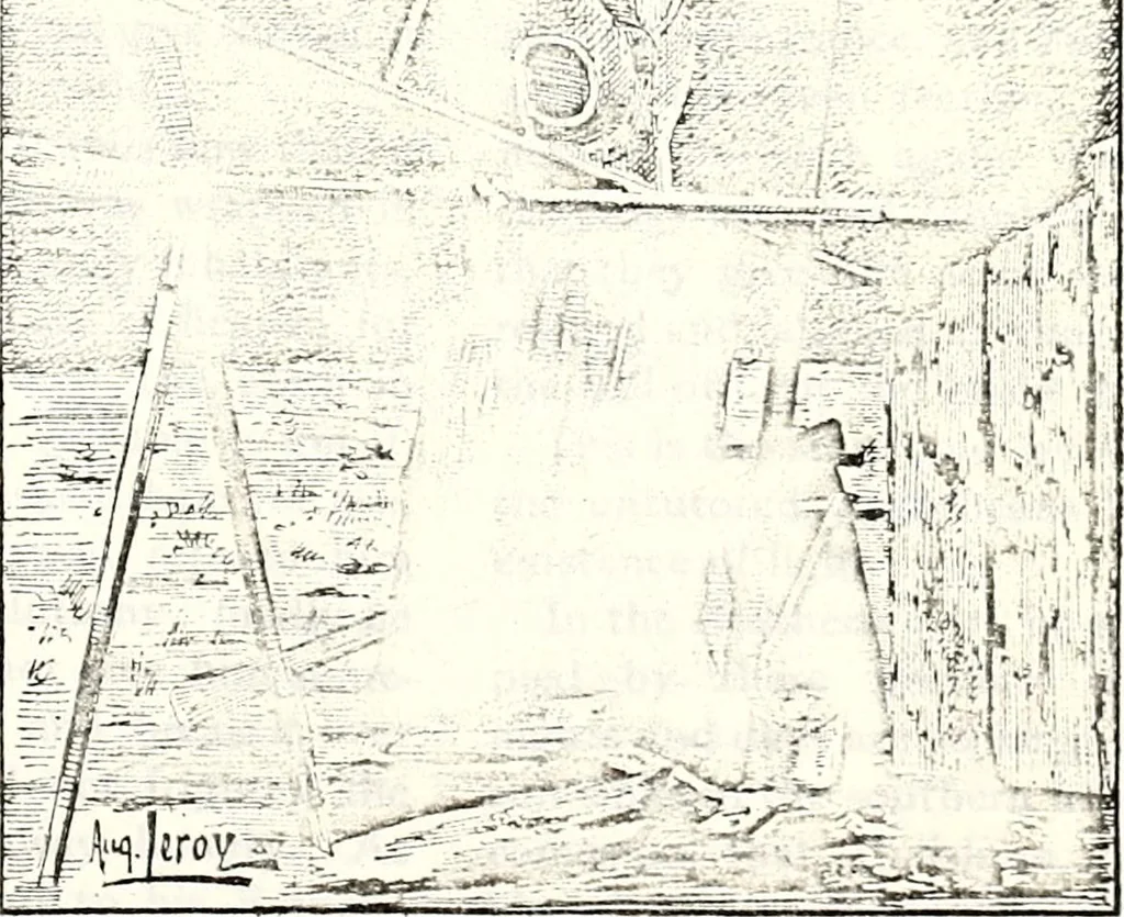 An illustration from The curio : an illustrated monthly magazine, 1887, leaf 477